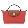 Longchamp Le Pliage Cosmetics Case In Tomato