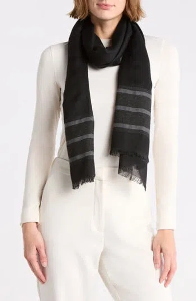 Longchamp Le Pliage Cuir Cashmere Blend Scarf In Red