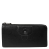 Longchamp Le Pliage Cuir Zip Around Wallet - Black In Black 001