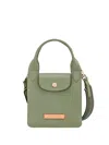 Longchamp `le Pliage Du Jardinier` Extra Small Tote Bag In Green