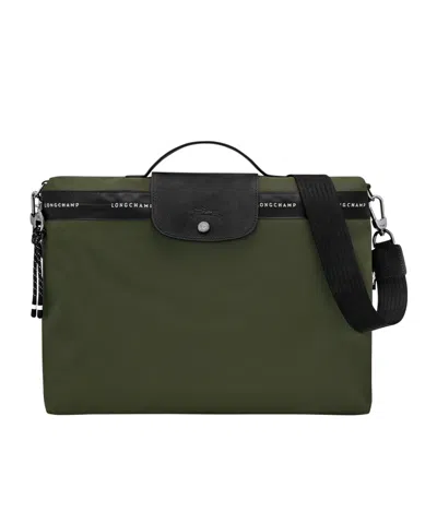 Longchamp Le Pliage Energy Briefcase In Green