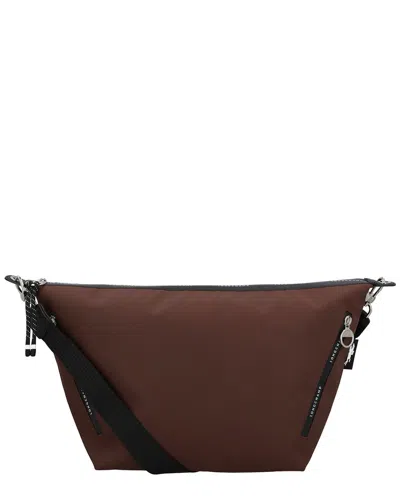 Longchamp Le Pliage Energy Canvas Crossbody In Purple