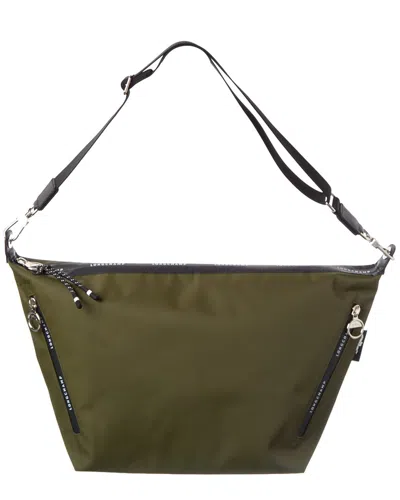Longchamp Le Pliage Energy Canvas Crossbody In Green