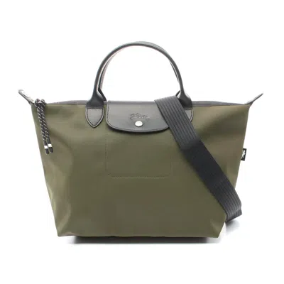 Longchamp Le Pliage Energy L Tote Bag Nylon Leather In Green