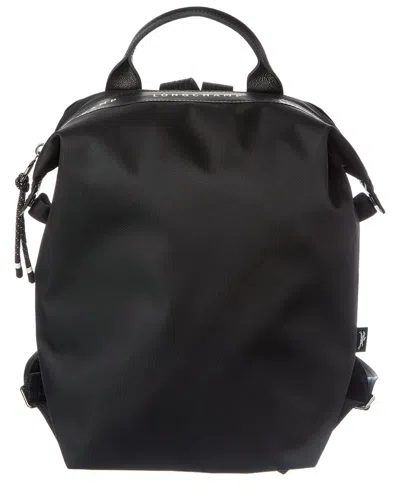 Longchamp Le Pliage Energy Large Canvas Backpack In Black