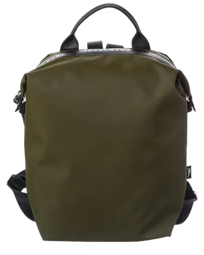 Longchamp Le Pliage Energy Large Canvas Backpack In Green