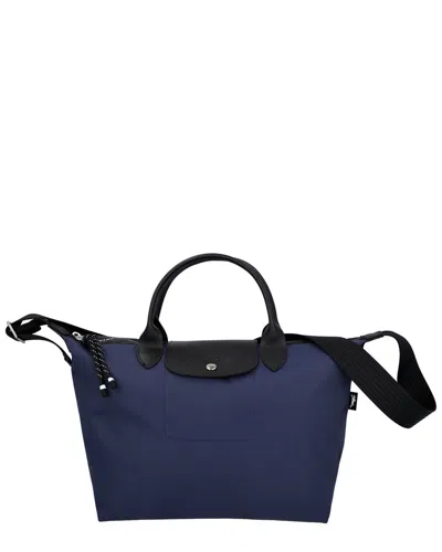 Longchamp Le Pliage Energy Large Canvas Crossbody Handbag In Blue
