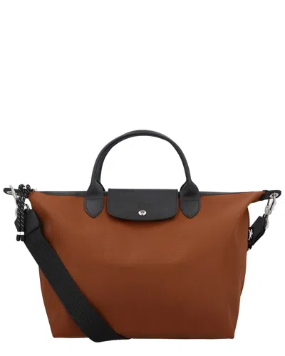 Longchamp Le Pliage Energy Large Canvas Handbag In Brown
