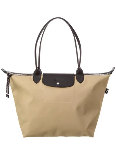 Longchamp Le Pliage Energy Large Canvas Tote In Beige