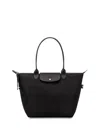 Longchamp Women's Recycled Canvas L Le Pliage Energy Bag In Black  