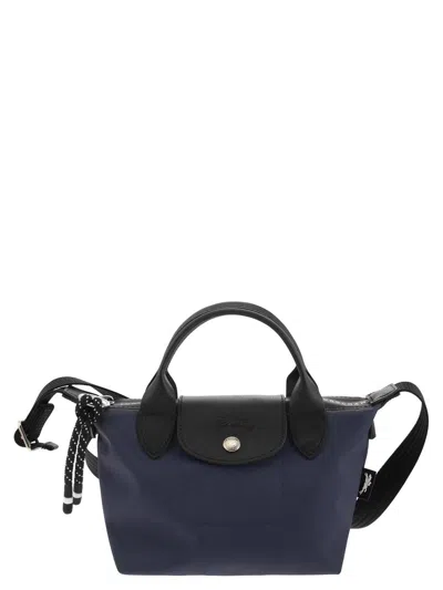 Longchamp Le Pliage Energy Strapped Small Tote Bag In Blue