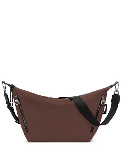 Longchamp Le Pliage Energy M Cross Body Bag In Brown