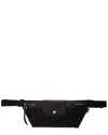 Longchamp Le Pliage Energy Medium Canvas Belt Bag In Black