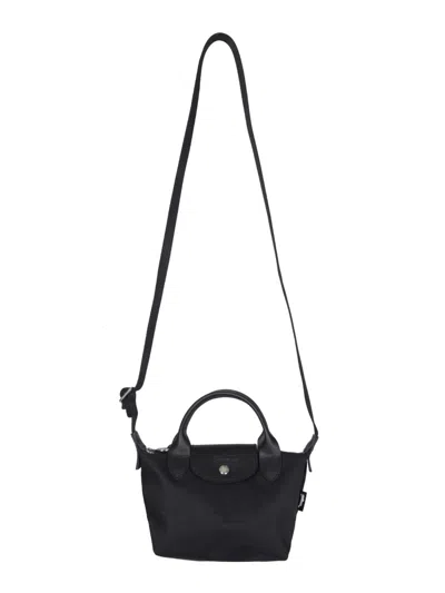 Longchamp Foldable Energy Mini Cross-body Bag In Black