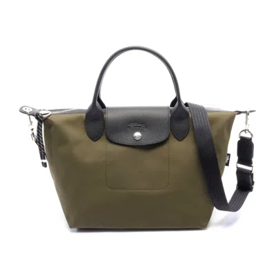 Longchamp Le Pliage Energy S Tote Bag Nylon Leather In Green