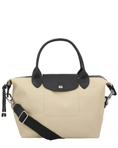Longchamp Le Pliage Xtra Small Canvas Top Handle Bag In Neutral