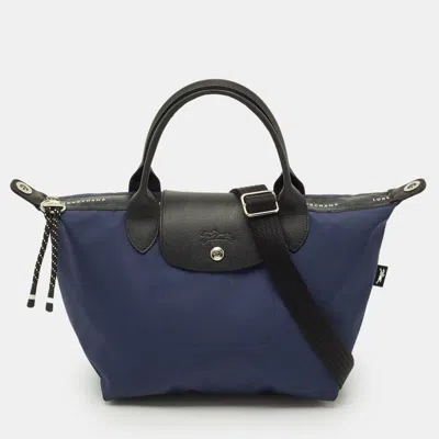 Pre-owned Longchamp Le Pliage Energy Small Navy Blue Nylon Tote
