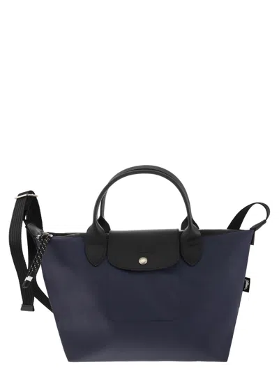 Longchamp Le Pliage Energy Strapped Small Tote Bag In Blue