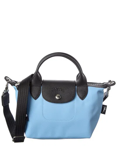 Longchamp Le Pliage Energy Xs Canvas Crossbody In Blue