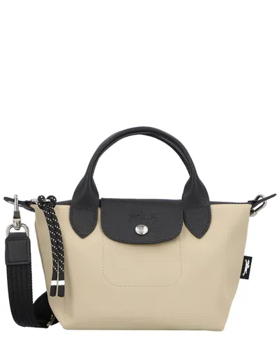 Longchamp Le Pliage Energy Xs Canvas Crossbody In Brown