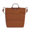 Longchamp The Pliage Expandable Duffle Bag In Brown