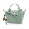 Longchamp Le Pliage Extra Leather Handbag In Green