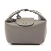 Longchamp Le Pliage Extra Xs Leather Handbag In Gray