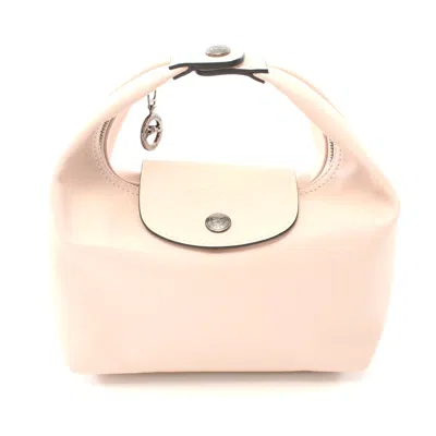 Longchamp Le Pliage Extra Xs Leather Handbag In Pink