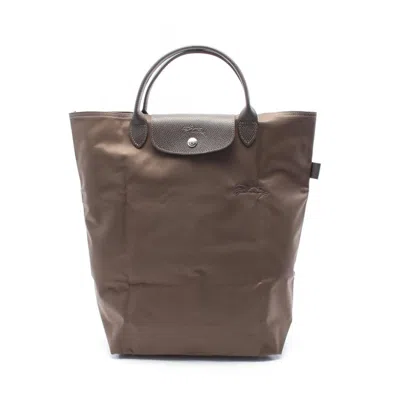 Longchamp Le Pliage Fabric Leather Shopping Bag Tote Bag In Multi