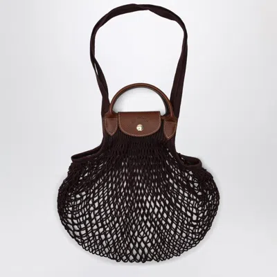 Longchamp Le Pliage Filet L Bag Eggplant