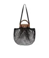 Longchamp Le Pliage Filet L Bag In Black