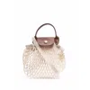 Longchamp Women's Le Pliage Filet Mini Bag In White