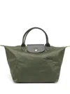 Longchamp Le Pliage Shoulder Bag In Green