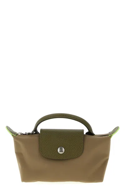 Longchamp 'le Pliage Green' Clutch