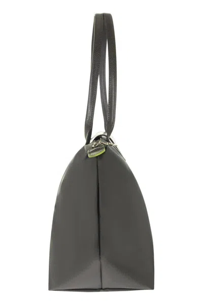 Longchamp Le Pliage Green In Grey