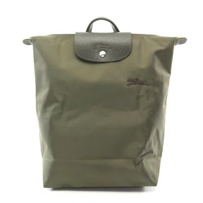 Longchamp Le Pliage Green M Backpack Khaki