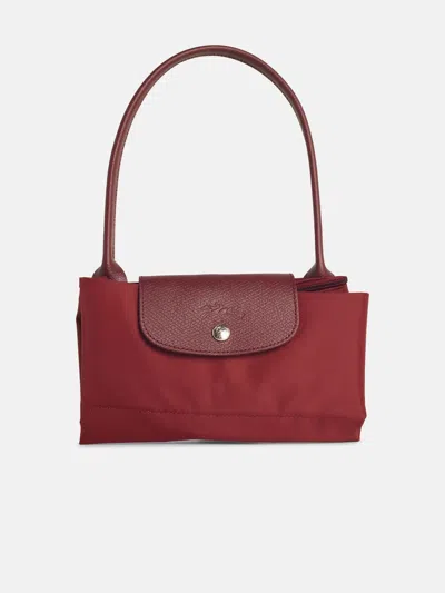 Longchamp Le Pliage Green' M Bag In Grenada Polyamide