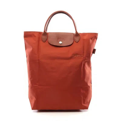 Longchamp Le Pliage Green M Tote Bag Brown
