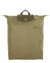 Longchamp Le Pliage Green Medium Canvas Backpack