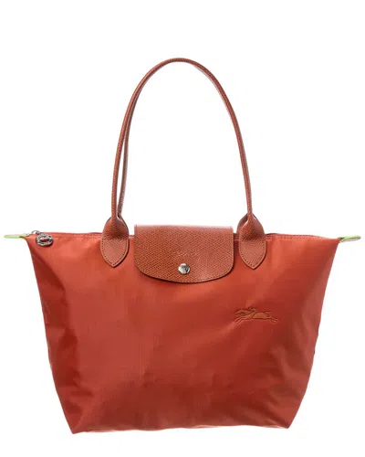 Longchamp Le Pliage Green Medium Canvas Tote