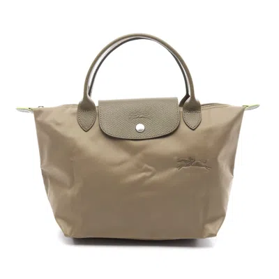 Longchamp Le Pliage Green S Tote Bag Nylon Leather