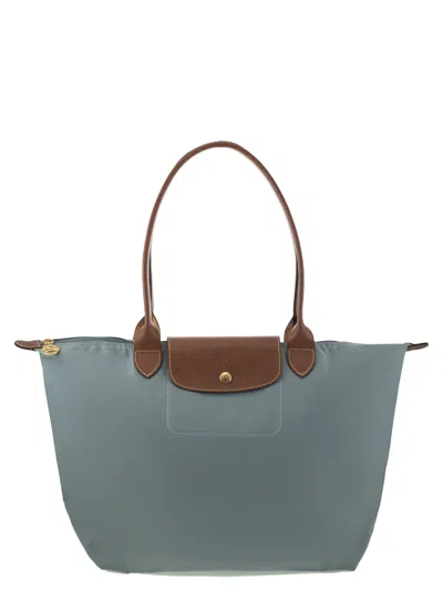 Longchamp Le Pliage Original Shoulder Bag L In Water Green