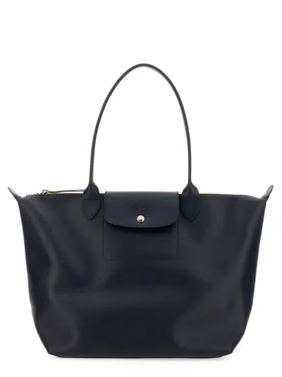 Longchamp Le Pliage Large Bag In Blue