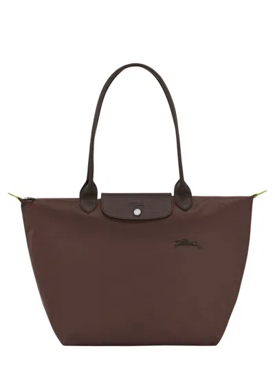 Longchamp Le Pliage Large Bag In Brown