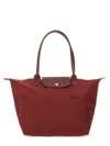 Longchamp Le Pliage Large Bag In Burgundy