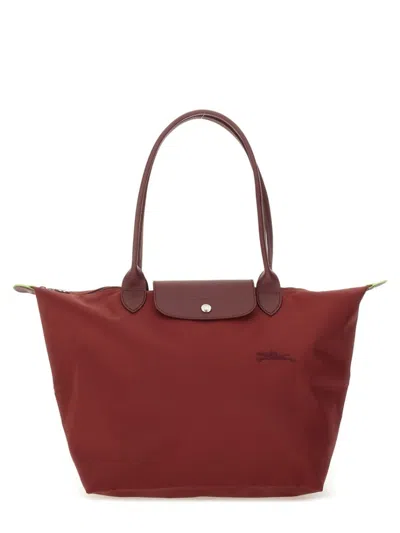 Longchamp Le Pliage Large Bag In Burgundy