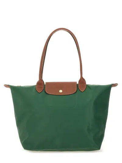 Longchamp Le Pliage Large Bag In Green