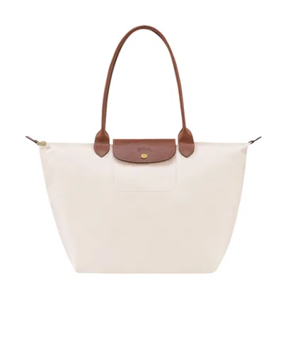Longchamp Le Pliage Large Tote In Neutral
