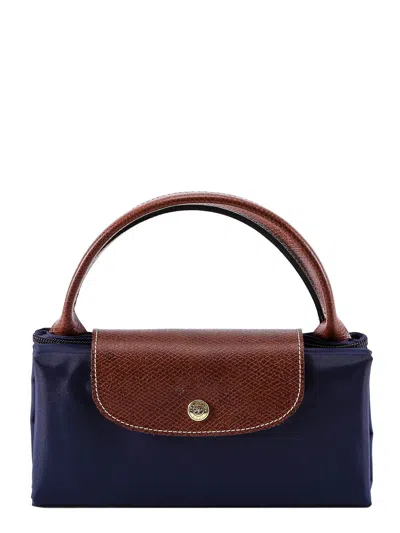 Longchamp Le Pliage Large Travel Bag In Blu