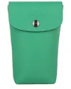 Longchamp Phone Case With Leather Lace Le Pliage Xtra In Green